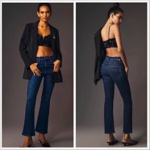 MOTHER Boot Cut Jeans - Deep Indigo
